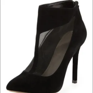 Pour la Victoire suede mesh booties - size 7.5