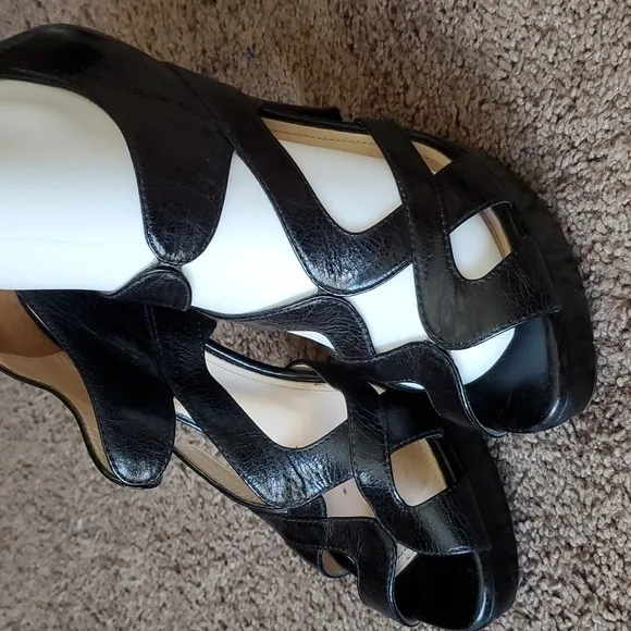 Prada back zip open shoes