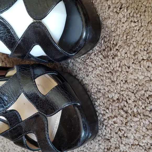 Prada back zip open shoes