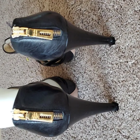 Prada back zip open shoes