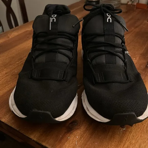 Pre Owned OC Cloudtec Mens Black Size 12 Mesh Lace Up Athletic Shoes