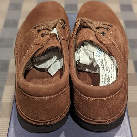 Propet leather brown orthopedic walking shoes 9 5E