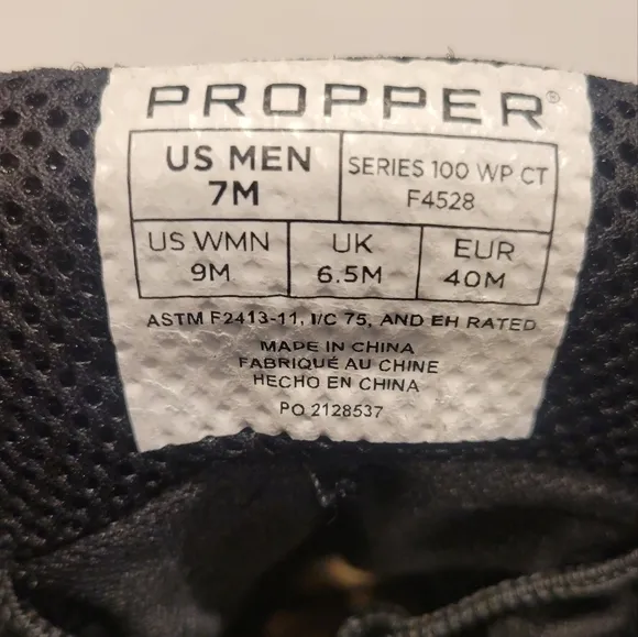 Propper Tactical boots Men's Size 7