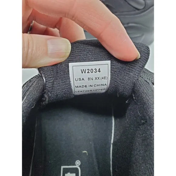 Propét Women's W2034 Stability Sneaker Black 8.5 XX [4E]