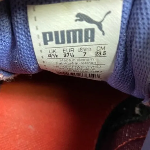 PUMA | Bravery 2 Running Sneakers Size 7 Red Blue