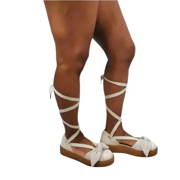 Puma Fenty by Rihanna Bow Ankle Wrap Sneaker-Style Sandal