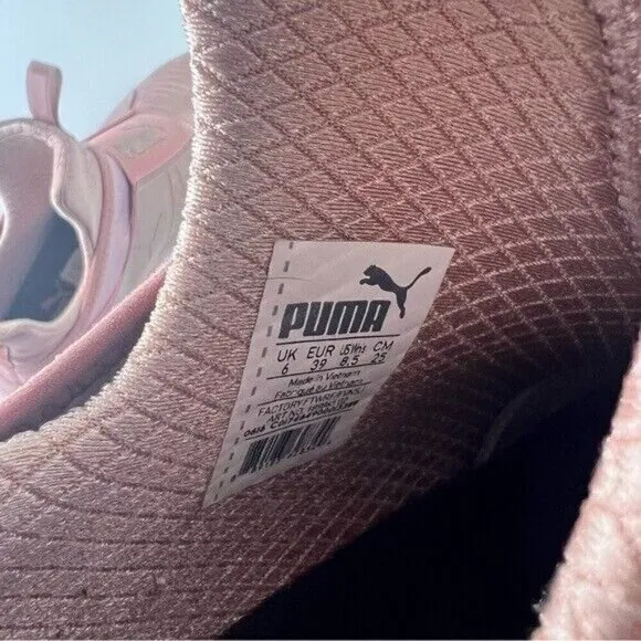 Puma Fierce Metallic Sneaker Trainer Rose Gold Women's Athletic Shoes 8.5