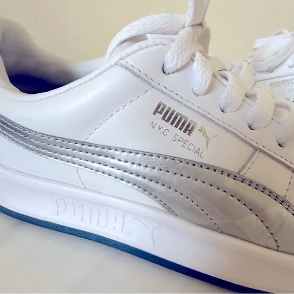 Puma GV Special NYC Edition White Leather, Unisex US Size 6