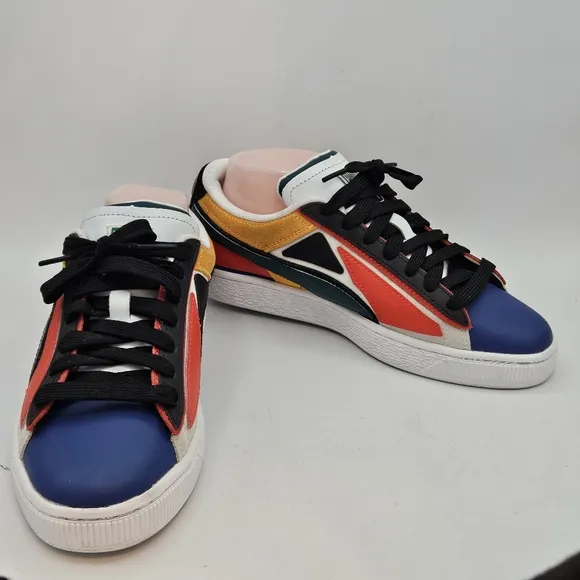 Puma suede layers multicolor shoes size 7