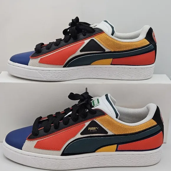 Puma suede layers multicolor shoes size 7