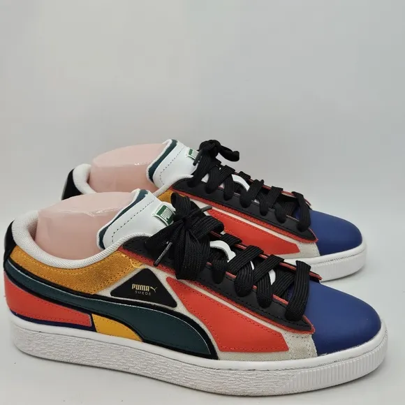 Puma suede layers multicolor shoes size 7