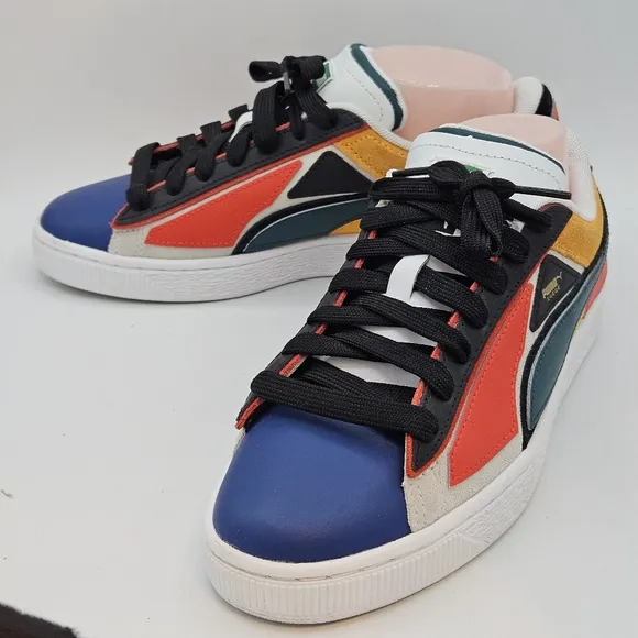 Puma suede layers multicolor shoes size 7
