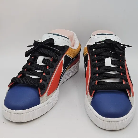 Puma suede layers multicolor shoes size 7
