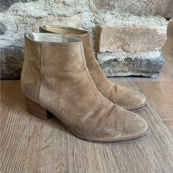 Rag &amp; Bone Wesley tan suede boots sz 7 price firm