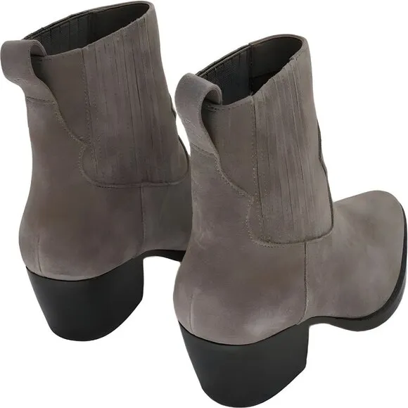 Ralph Lauren Racquel Pointed-Toe Booties in Truffle - Women's 6.5M