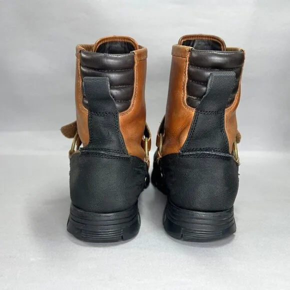 Ralph Lauren Polo Sport Men's Size 11D Conquest Hi II Brown Leather Boots