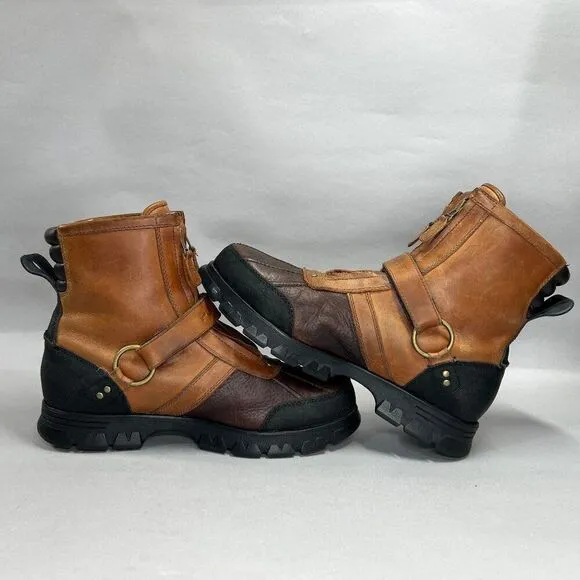 Ralph Lauren Polo Sport Men's Size 11D Conquest Hi II Brown Leather Boots