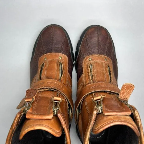 Ralph Lauren Polo Sport Men's Size 11D Conquest Hi II Brown Leather Boots