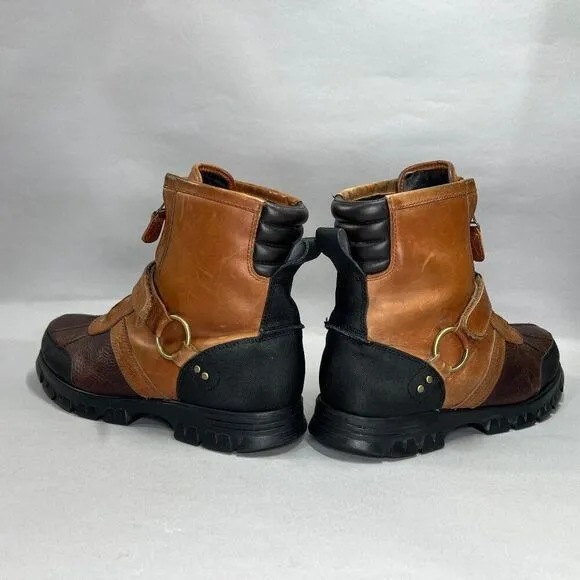 Ralph Lauren Polo Sport Men's Size 11D Conquest Hi II Brown Leather Boots