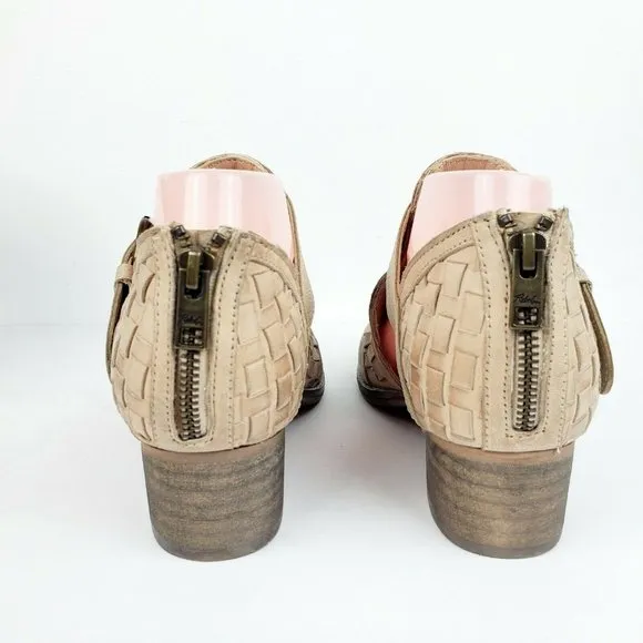 Rebels Charlie Boots Woven Distressed Bootie Sz 9