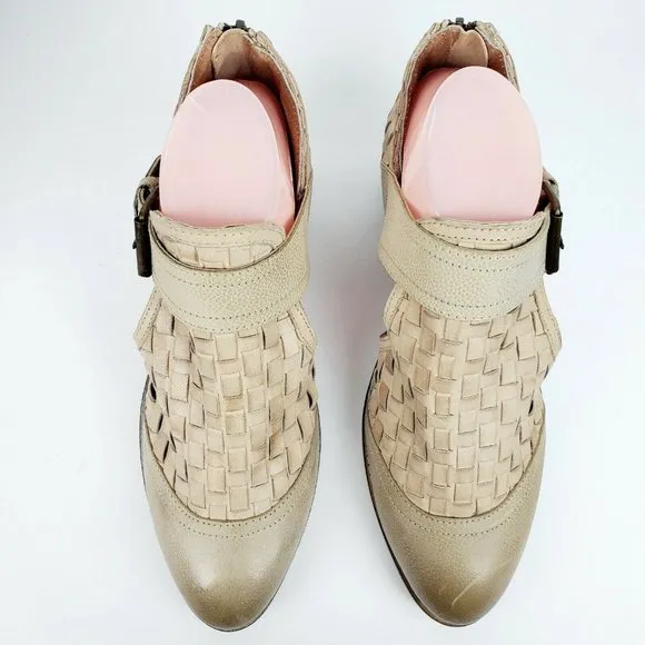 Rebels Charlie Boots Woven Distressed Bootie Sz 9