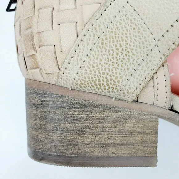Rebels Charlie Boots Woven Distressed Bootie Sz 9