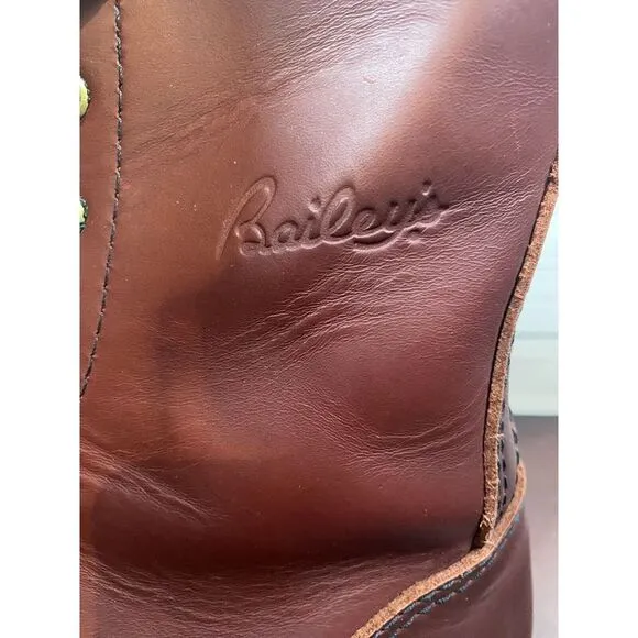 Red Dawg Lites Vibram Boots Canada Made 51801 Mens 8 Leather Forestry Boots Red‎