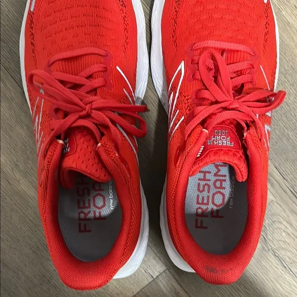 Red New Balance 1080 v12 Running Shoes men’s 10.5