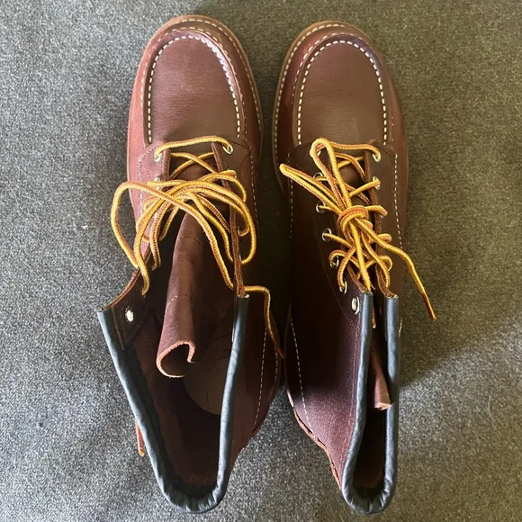 Red Wing Heritage US-made Never Worn Men's Roughneck Moc Toe Lace Up Boot sz 10
