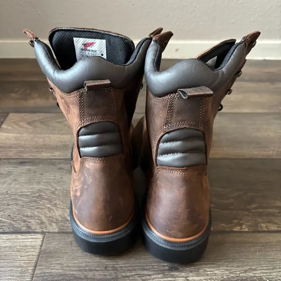 Red Wing Shoes Men's 4200 Dynaforce Waterproof Work Boots Steel Toe Size 12 NEW