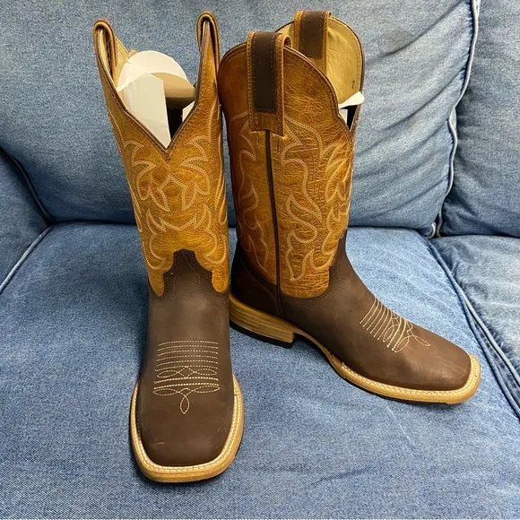 Redhawk Brown Butter Youth Western Cowboy Boots