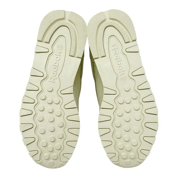 Reebok Classic Leather Shoes Girls Grade School Pale Yellow Size 6Y