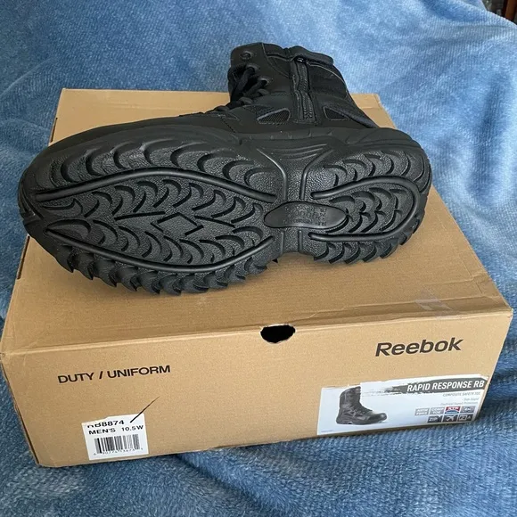 Reebok Men's Black Tactical Boots