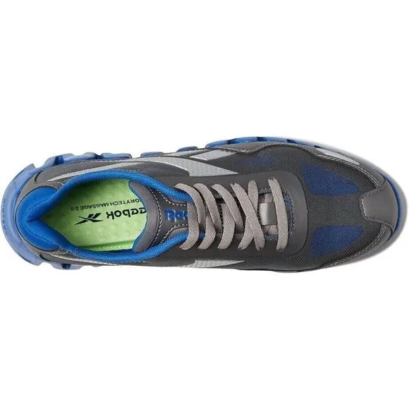 Reebok Work Zig Pulse RB318 Women's US 10.5 Gray Blue Composite Toe Shoes FZP137