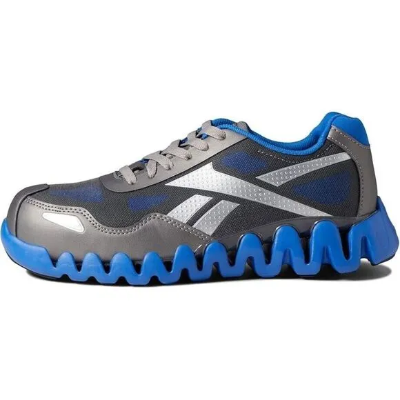 Reebok Work Zig Pulse RB318 Women's US 10.5 Gray Blue Composite Toe Shoes FZP137