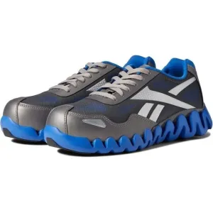 Reebok Work Zig Pulse RB318 Women's US 10.5 Gray Blue Composite Toe Shoes FZP137