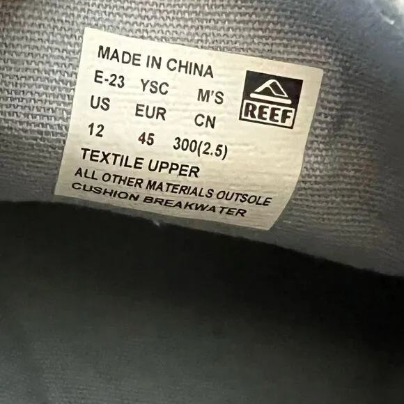 Reef Cushion Breakwater Boat Shoes-Size 12