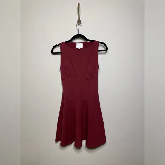 REFORMATION Mayve Knit Dress in Chianti