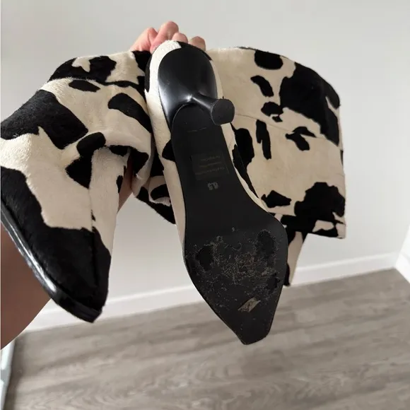 Revolve Black and White Women's Boots