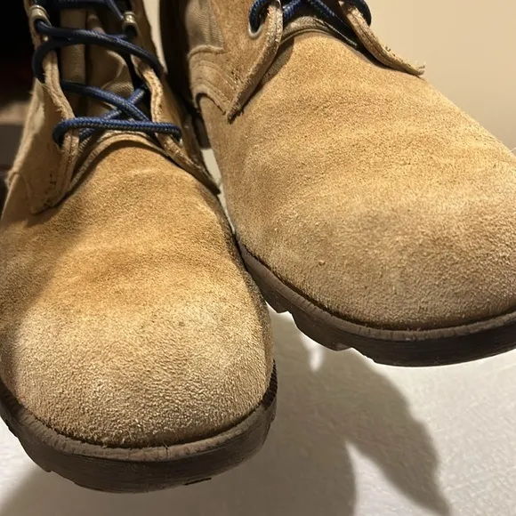 Ro-Search mens Army Combat Tactical Training lace up Boots suede canvas size 12