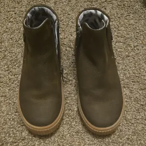 Roberto Cavalli Boys Brown Leather Ankle Boots