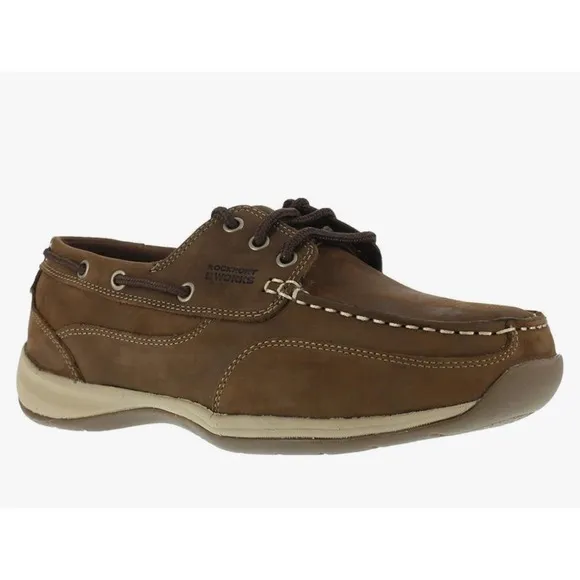 Rockport Works Men's Sailing Club Boat Shoe: Comfort and Safety Combined SZ 6W