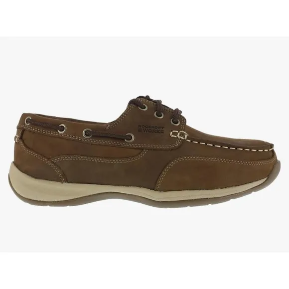 Rockport Works Men's Sailing Club Boat Shoe: Comfort and Safety Combined SZ 6W