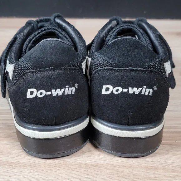 Rogue Do Win Weightlifting Shoes Mens Size 6.5 Black White Classic Olympic Suede