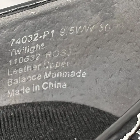 ROS HOMMERSON Black Dress Shoe Leather Slip-on 9.5 W