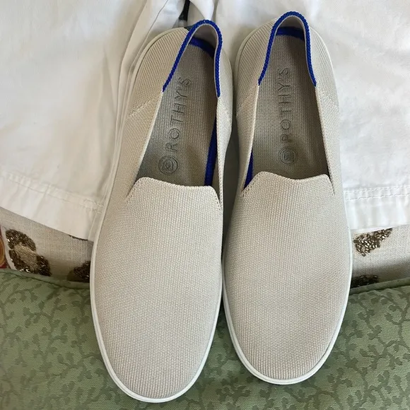 Rothy’s Antique White The Original Slip On Sneaker Women's US Size 9