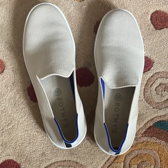 Rothy’s Antique White The Original Slip On Sneaker Women's US Size 9