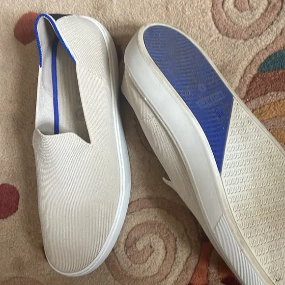 Rothy’s Antique White The Original Slip On Sneaker Women's US Size 9