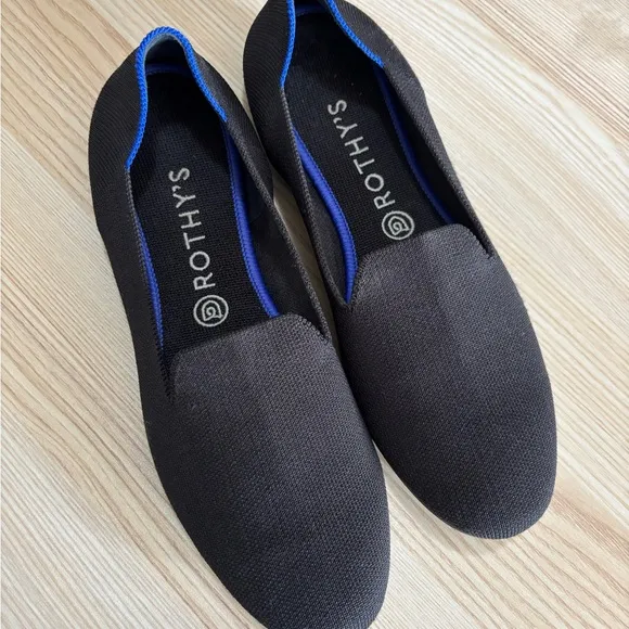 Rothy's Black Slip-On Shoes