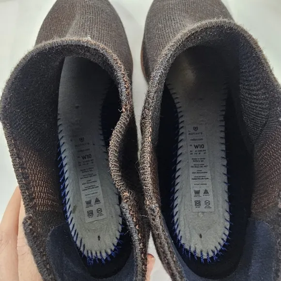 Rothy’s Merino Wool Ankle Boots | Coco Brown Size 10 Sustainable Comfort